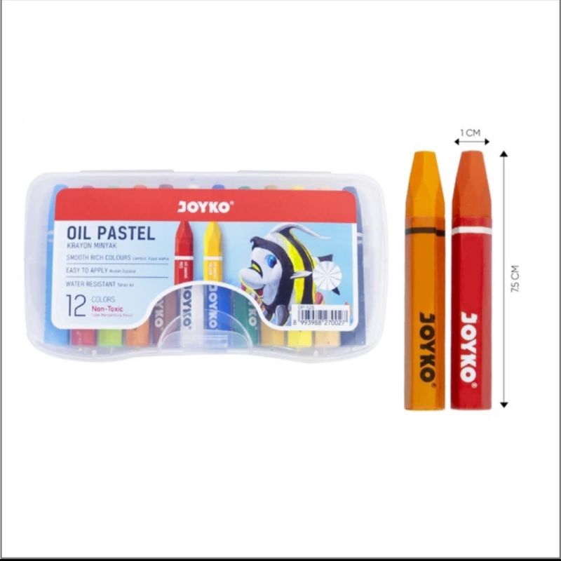 

Crayon Oil Pastel Joyko Isi 12 - Krayon Minyak OP-12S