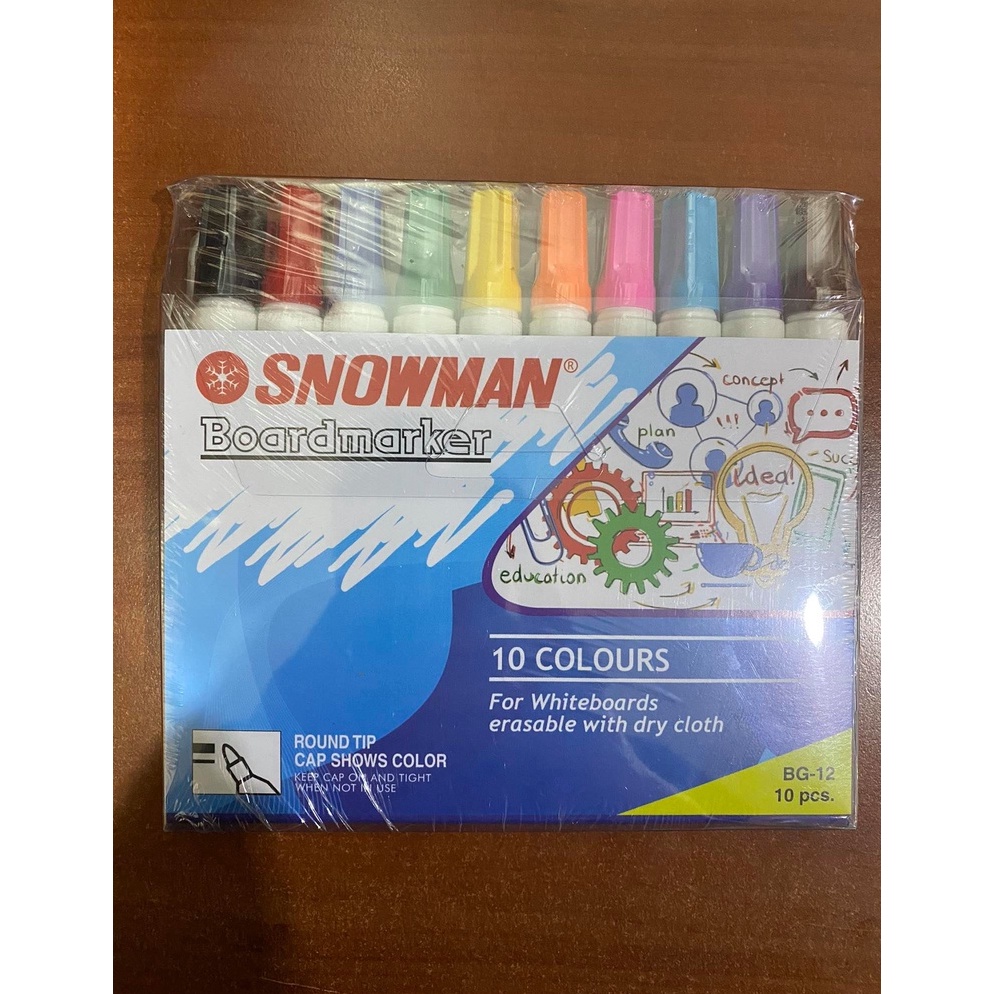 

KODE E3J5 Spidol Whiteboard Snowman Set 1 Termasuk Cover