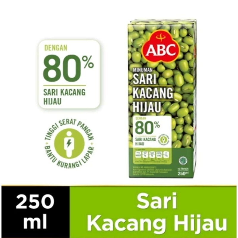 

Sari kacang hijau ABC 250 ml