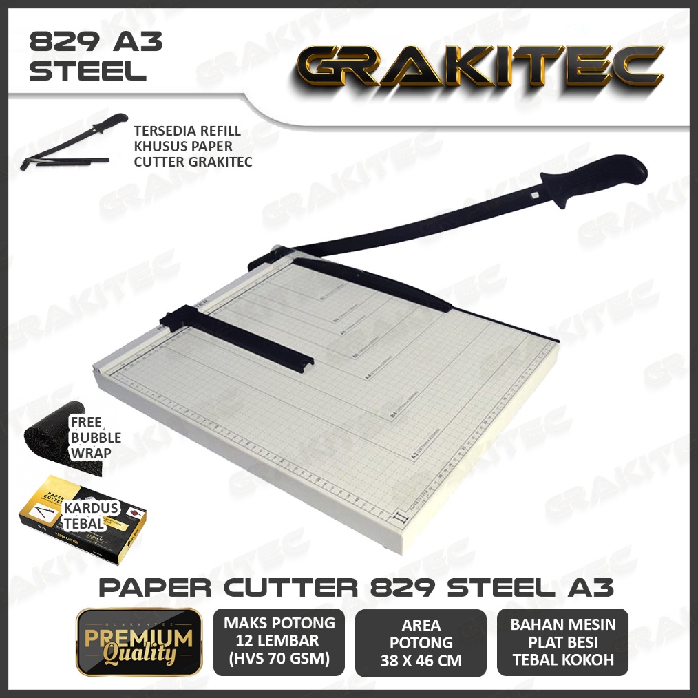 

KODE T8Q7 Paper Cutter A3 Alat Potong Kertas Pemotong Kertas Alat Potong Mesin Pemotong Kertas HVS Sticker Dos PVC ID Card Yellow Board Art Paper Vinyl Bontax Camel Kertas Foto A5 A4 F4 B4