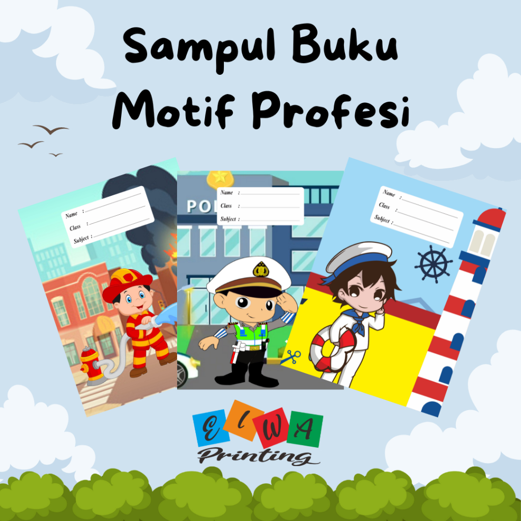 

(ISI 8 LEMBAR) SAMPUL BUKU TULIS SIDU CAMPUS BIGBOSS / SAMPUL BUKU MOTIF ESTETIK PROFESI / Sampul Custom / SAMPUL BUKU AESTHETIC