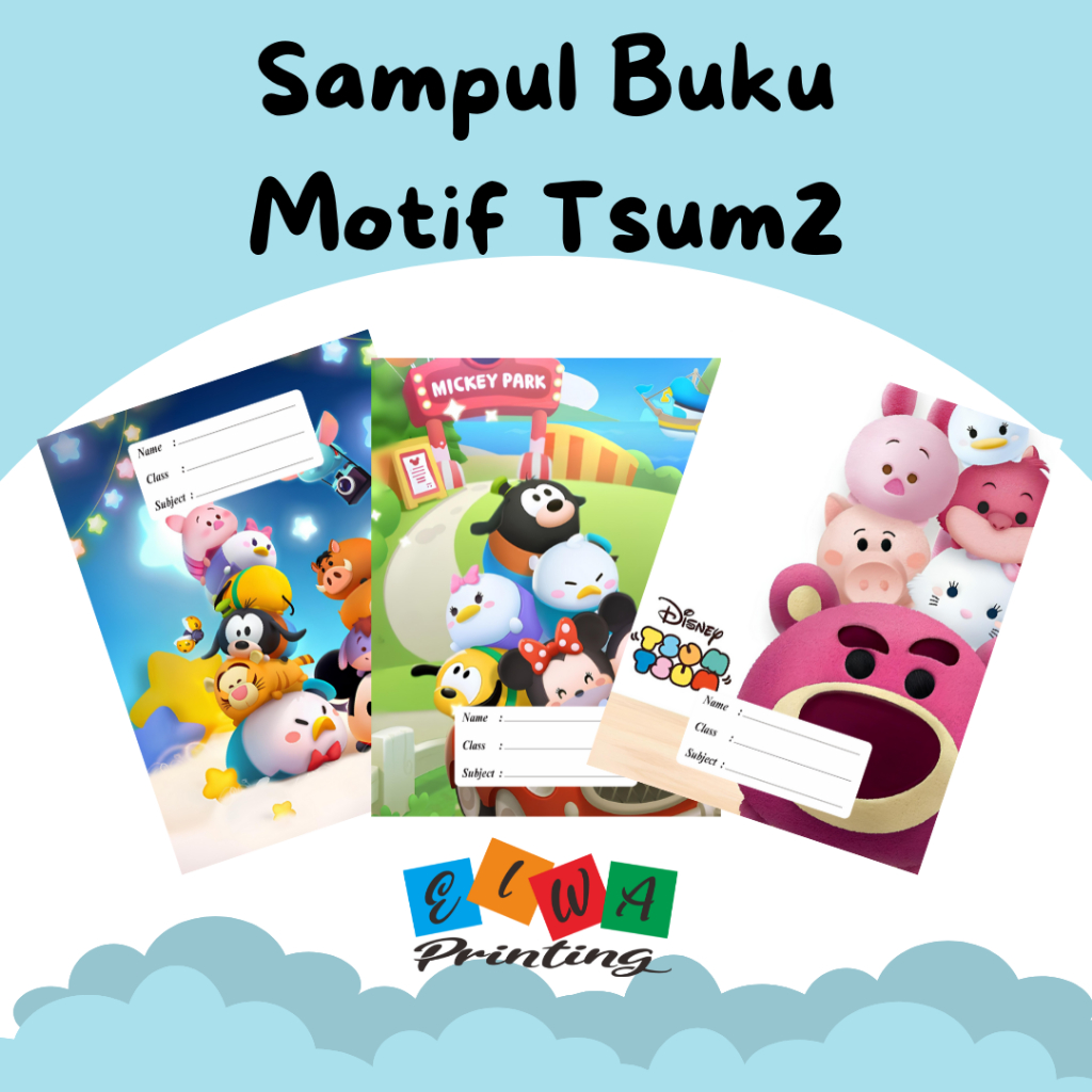 

(ISI 8 LEMBAR) SAMPUL BUKU TULIS SIDU CAMPUS BIGBOSS / SAMPUL BUKU MOTIF ESTETIK CATOON TSUM2 / Sampul Custom / SAMPUL BUKU AESTHETIC