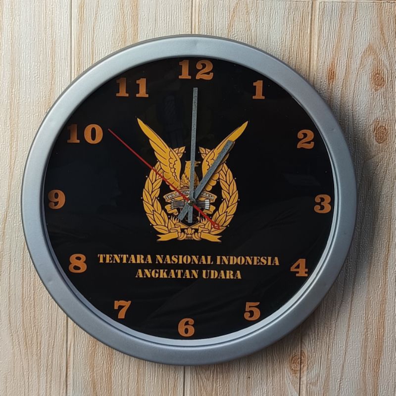 Jam Dinding Ekslusive Custom TNI AU