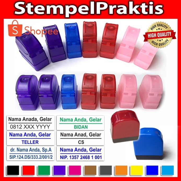 

ART W94A Stempel Otomatis Gantungan Kunci