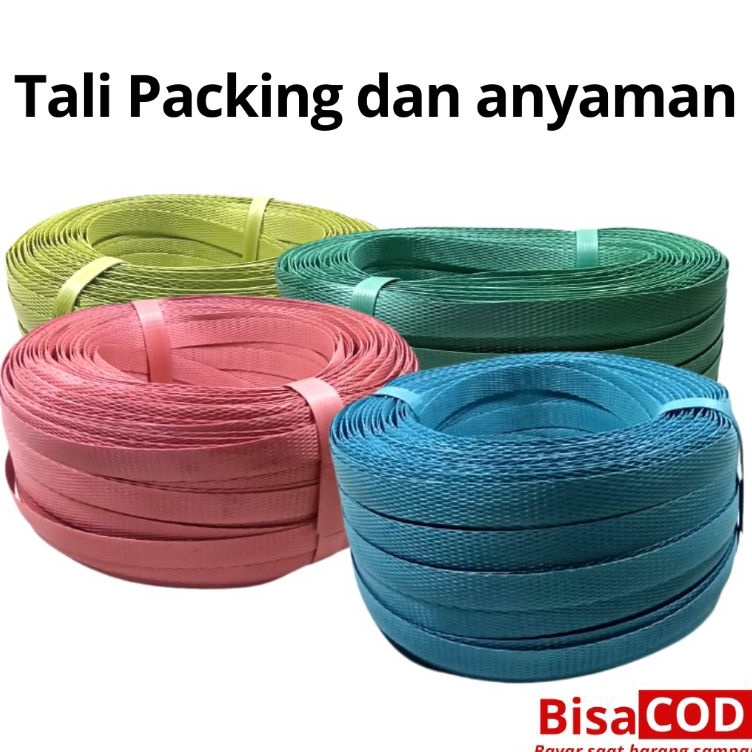 

Grosir Terkeren Tali Strapping Band 15mm Tali Packing Ikat Straping Band Kardus 1kg