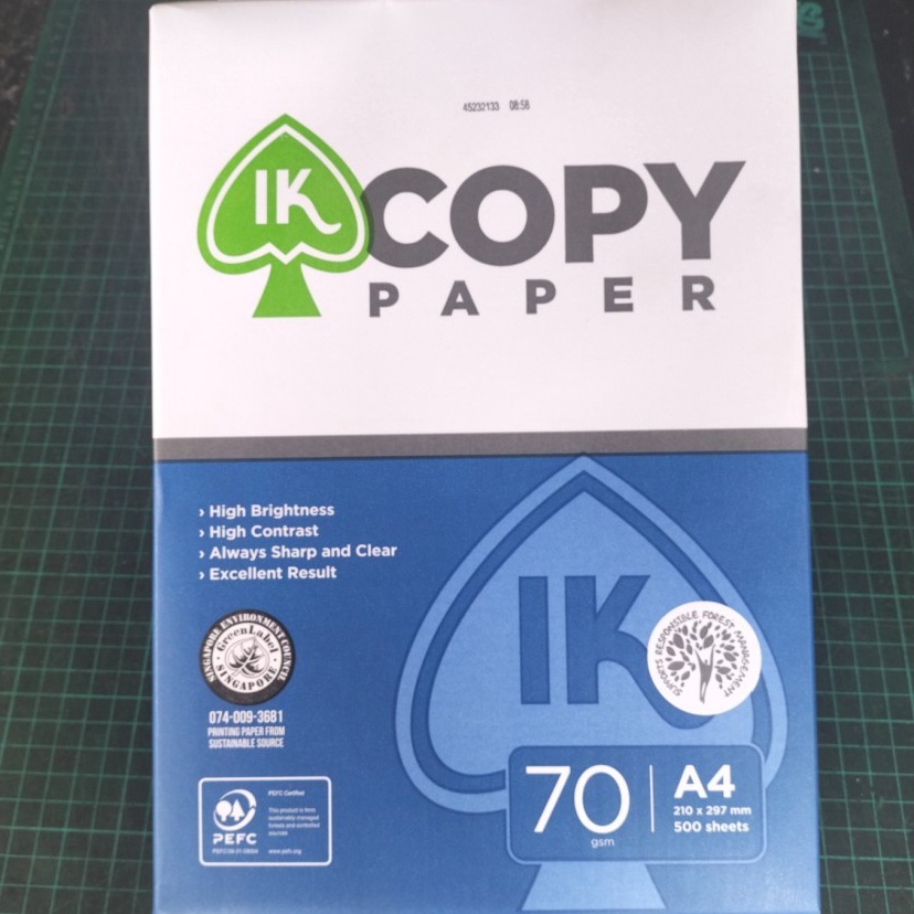 

Baru Untung Kertas HVS IK A4 7gr Copy Paper