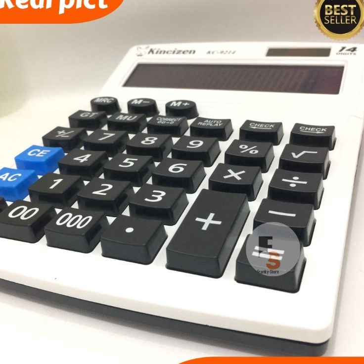 

Harga Hemat Kalkulator Calculator Dagang Dekstop 14 Digit Ukuran Body Angka Layar Besar Big Display Chek Cek Ulang Kc 9214