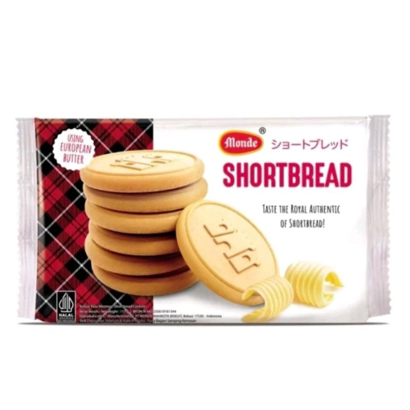 

Monde Shortbread Rasa Mentega 115 gr