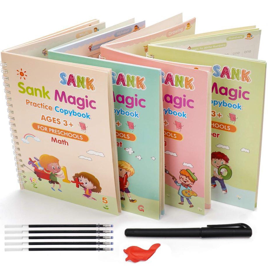 

Garansi Termurah SANK Magic Practice Book 1 SET ISI 4 BUKU PULPEN