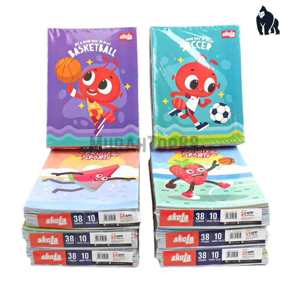 

Banyak Diminati Buku Tulis SKOLA 38 Lembar Murah Buku Sekolah Anak Bergaris Karakter Sidu Sinar Dunia PER PACK ISI 1 PCS