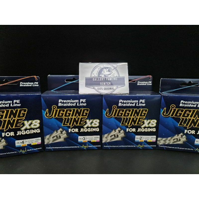 Senar PE Jigging Line X8 Premium Braided PE Line 300 400 600 Meter