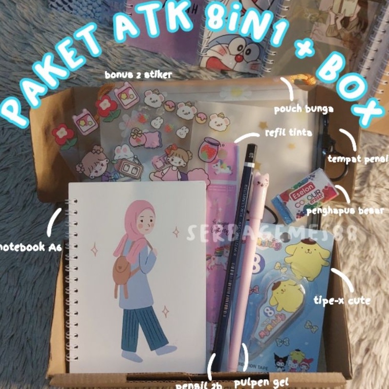 

ART T73P serbagemes88 SET ALAT TULIS 8 IN 1 LENGKAP KARAKTER STATIONERY SET PERALATAN SEKOLAH ALAT SEKOLAH PERLENGKAPAN SEKOLAH ALAT TULIS SET
