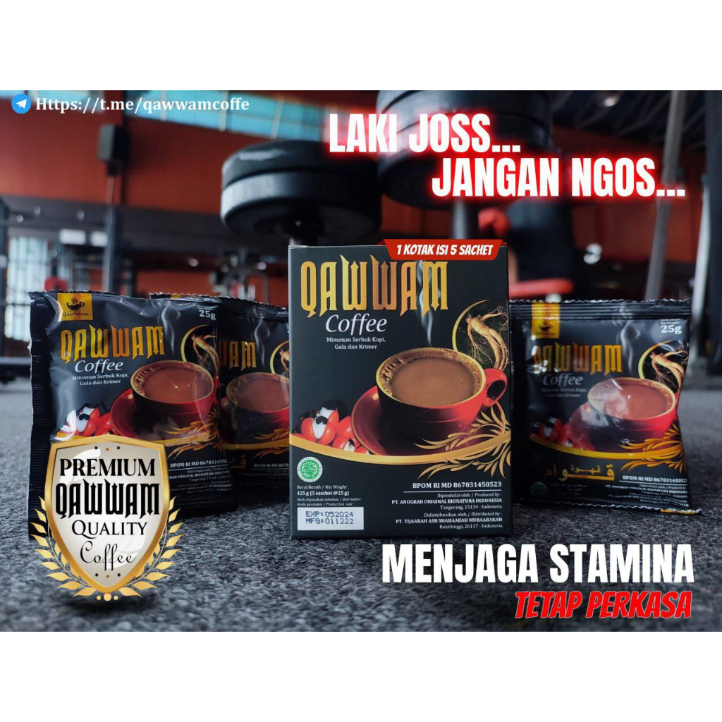 Kopi Stamina Pria Qawwam Coffe