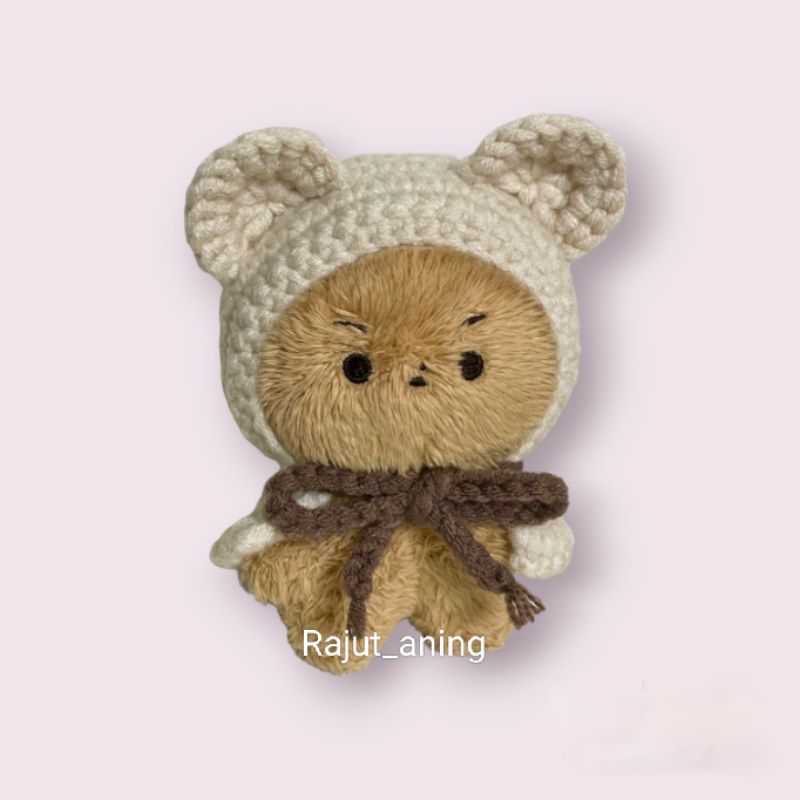 Costum Topi Cape doll ukuran 10cm