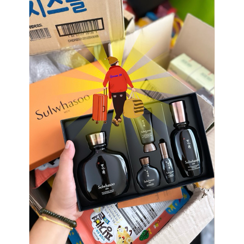 SALE 12.12 - SULWHASOO MEN BASIC GIFT SET/SKIN CARE KOREA/ORIGINAL/BEST SELLER/TERMURAH
