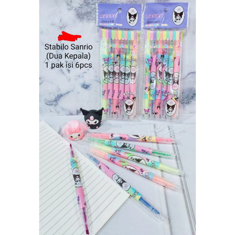 

KODE B8Z5 stabilo pen Sanrio unicorn astronot highlighter