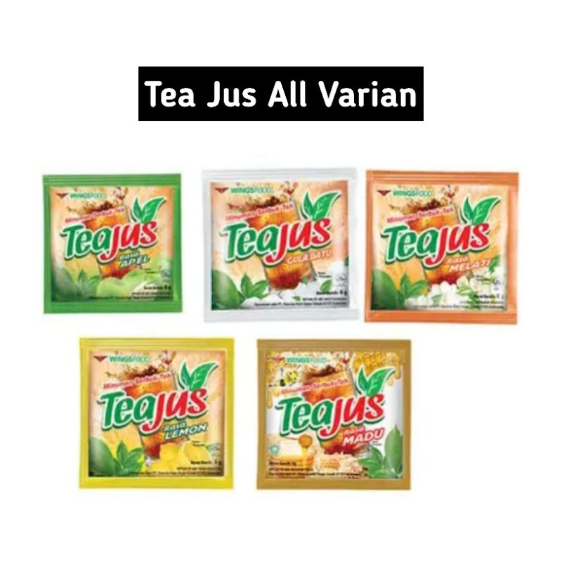 

Tea Jus renceng All Varian Rasa