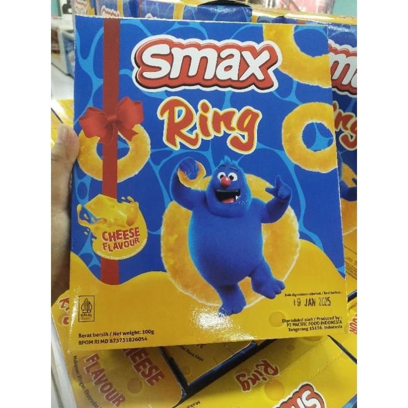 SMAX RING CHEESE BOX 100GR