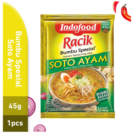 

Indofood Racik Bumbu Spesial Soto Ayam 45g