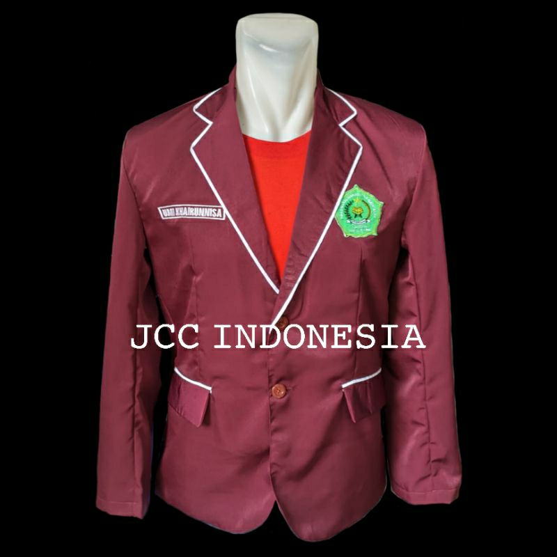 FREE BORDIR LOGO CUSTOM JAS ALMAMATER, JAS ALMAMATER SEKOLAH, BAJU JAS ALMAMATER, FREE DESAIN JAS AL