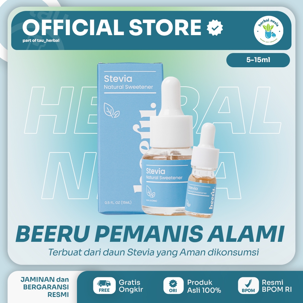 

BEERU PEMANIS ALAMI DARI STEVIA AMAN UNTUK DIABETES DAN PENGGANTI GULA DIET ORIGINAL ASLI BPOM HALAL