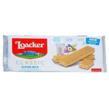 

Loacker Milk / Wafer Dengan Cream Susu 175Gr