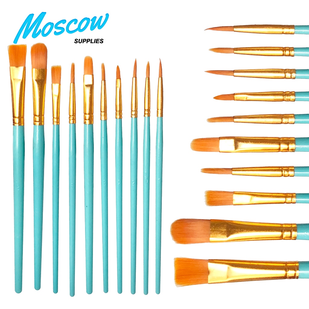 

Kuas lukis set isi 10 pcs biru