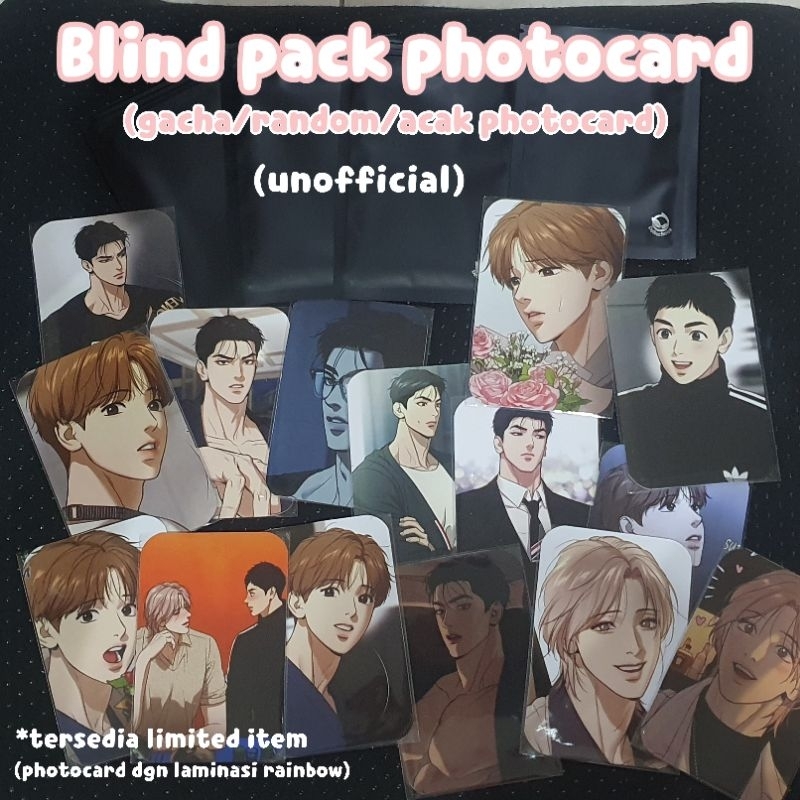 GACHA CARD/PHOTOCARD MANHWA BL