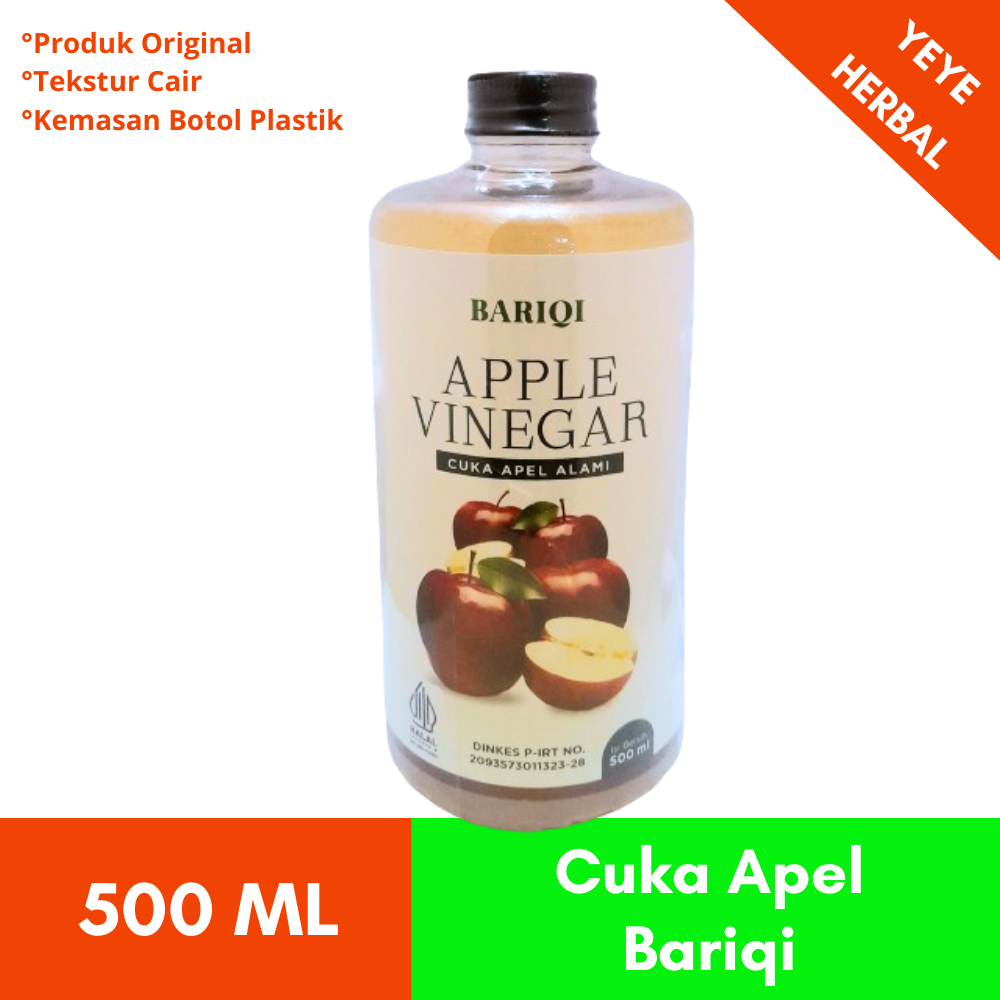 

Cuka Apel Alami Bariqi 500 ml