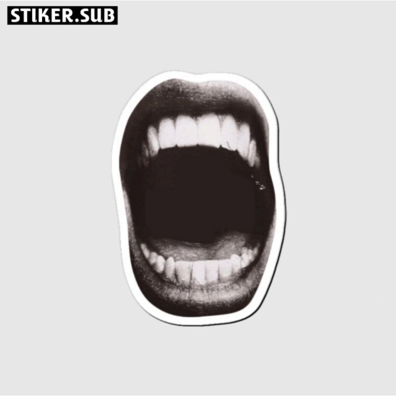 

stiker|sticker mouth