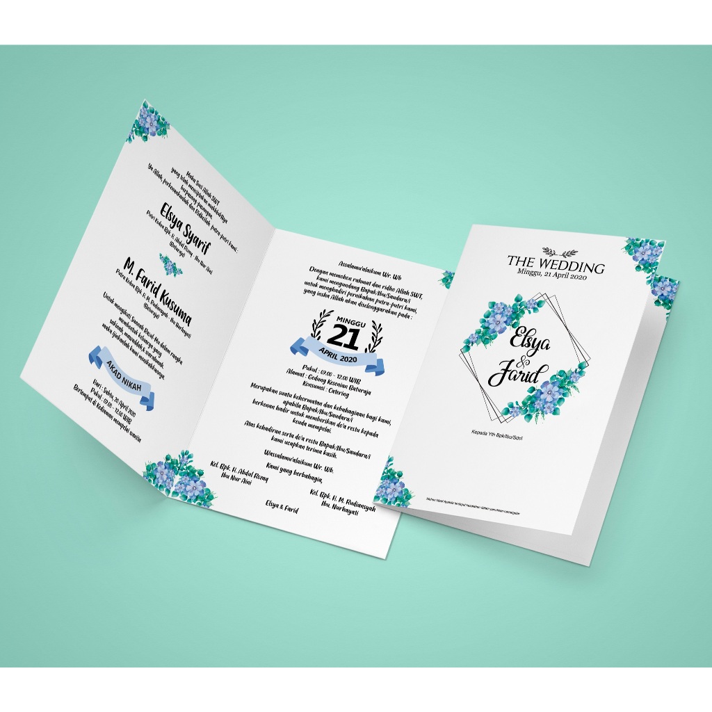 Cetak Undangan Pernikahan Murah Sehari Jadi