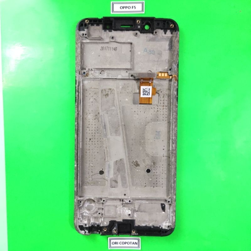 FRAME PAPAN LCD OPPO F5 ORIGINAL COPOTAN