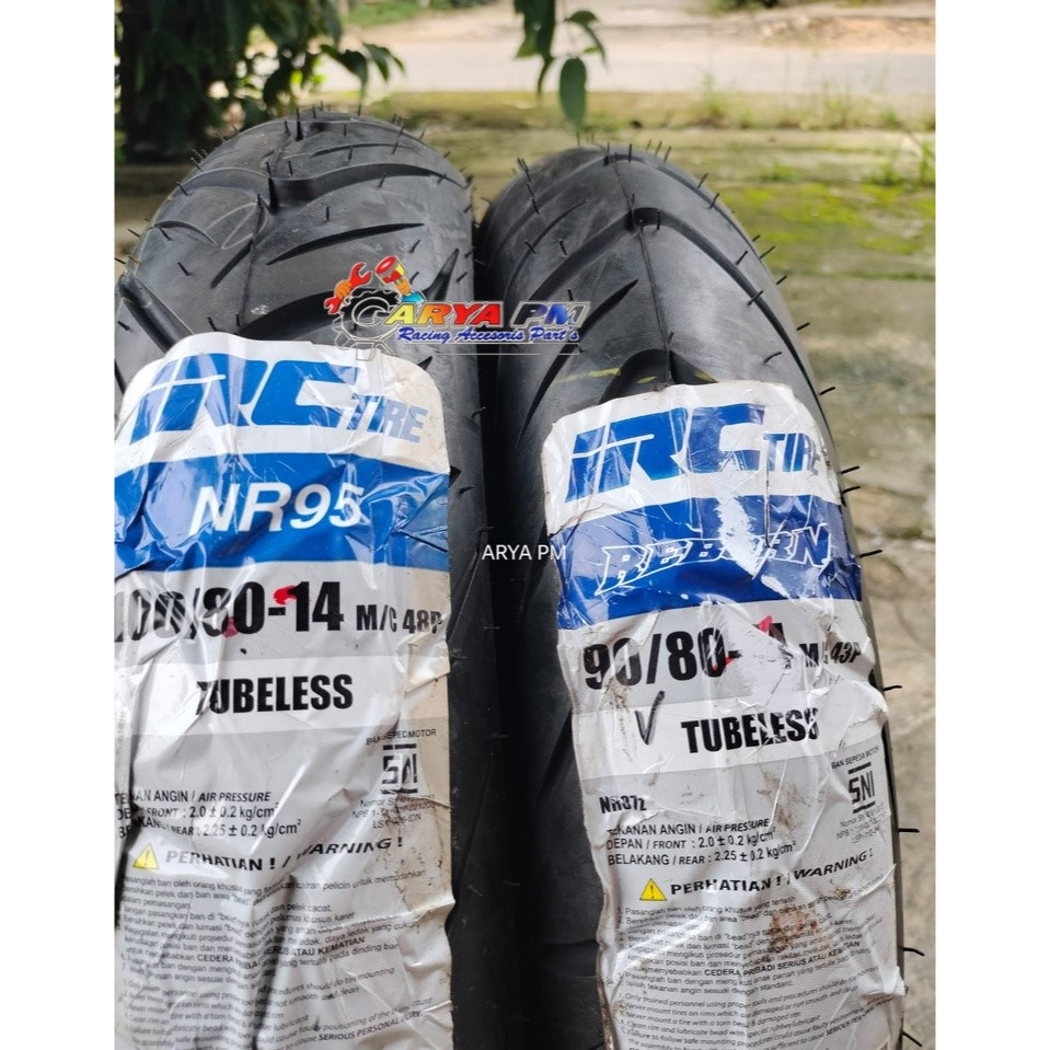 BAN LUAR IRC NR 95 100/80-14 REBORN 90/80-14