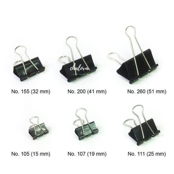 

[LUSIN] BINDER CLIP JOYKO NO 107 / PENJEPIT KERTAS 19MM ISI 12