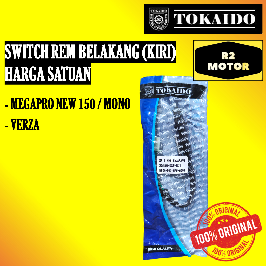 TKD SWITCH REM BELAKANG KIRI MEGAPRO NEW 150 MONO VERZA TOKAIDO MURAH KUAT AWET