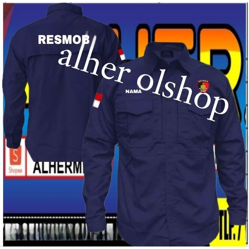 kemeja tactical Resmob baju tactical Resmob seragam tactical Resmob Pdl tactical Resmob kemeja Resmo