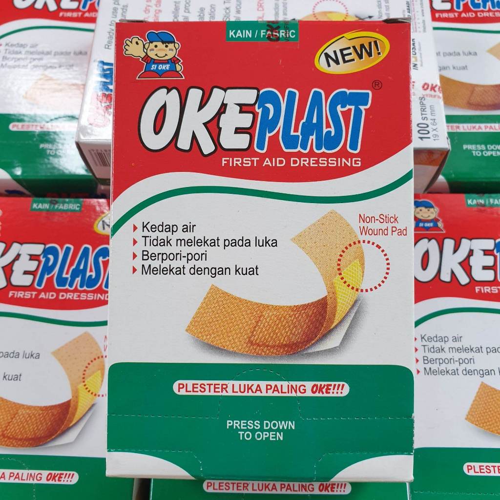 PLASTER OKEPLAST / PLESTERIN /  OKEPLAST ISI 100 PCS