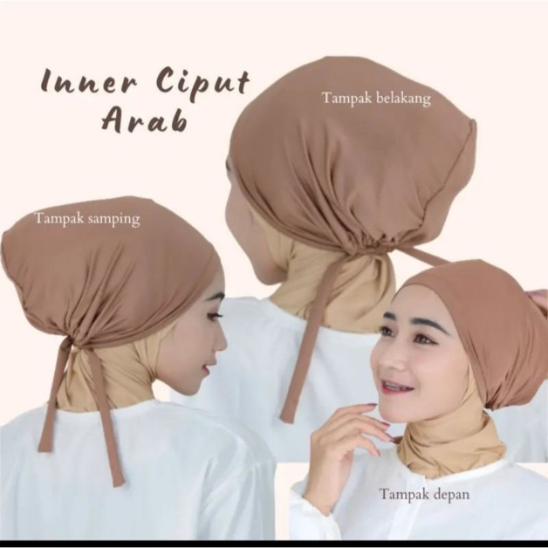 Ciput arab tali/Ciput tali belakang/Ciput tali premium