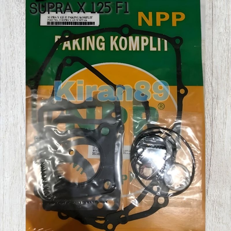 Paking fullset Supra X 125 Fi / Supra x 125 helm in Npp