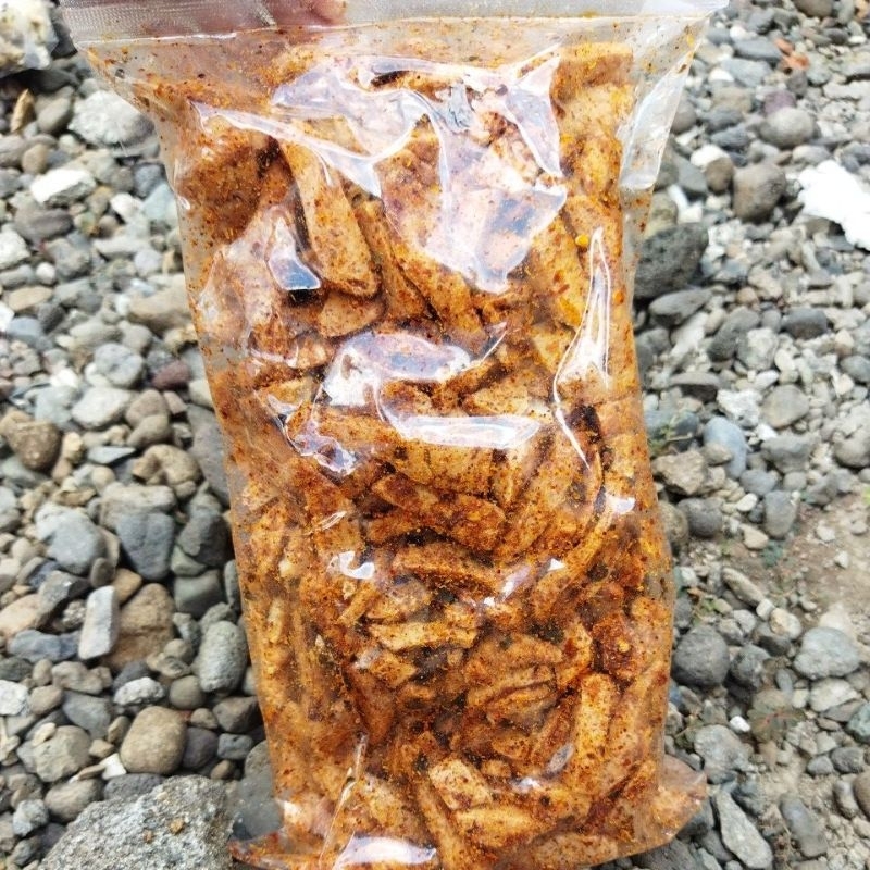 

Basreng Stik Rasa Pedas Daun Jeruk Bumbu Melimpah Kemasan 500 gram