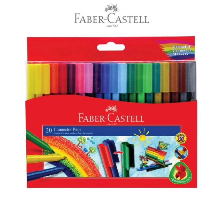 

KODE R1L8 Connector Pen 2 Warna Faber Castell 112A 2 Colours Spidol Craft