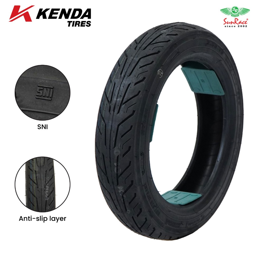 BAN TUBELESS PREMIUM KENDA SUNRACE ORIGINAL SNI – 14X2.50 / 10-2.50 / 60/90-10 UNTUK SEPEDA LISTRIK 