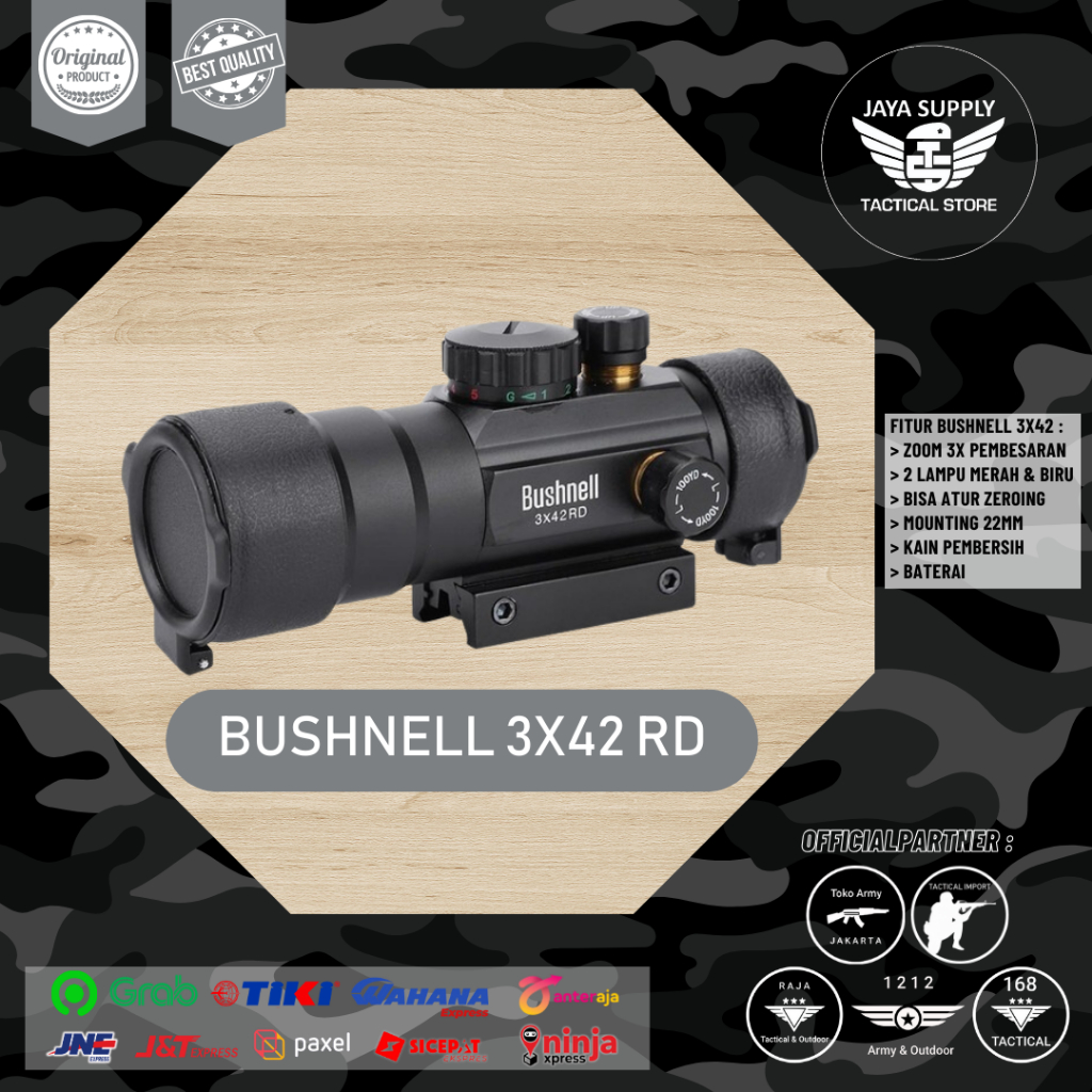 Teleskop Bushnell 3x42mm Red Dot Scope Original Import