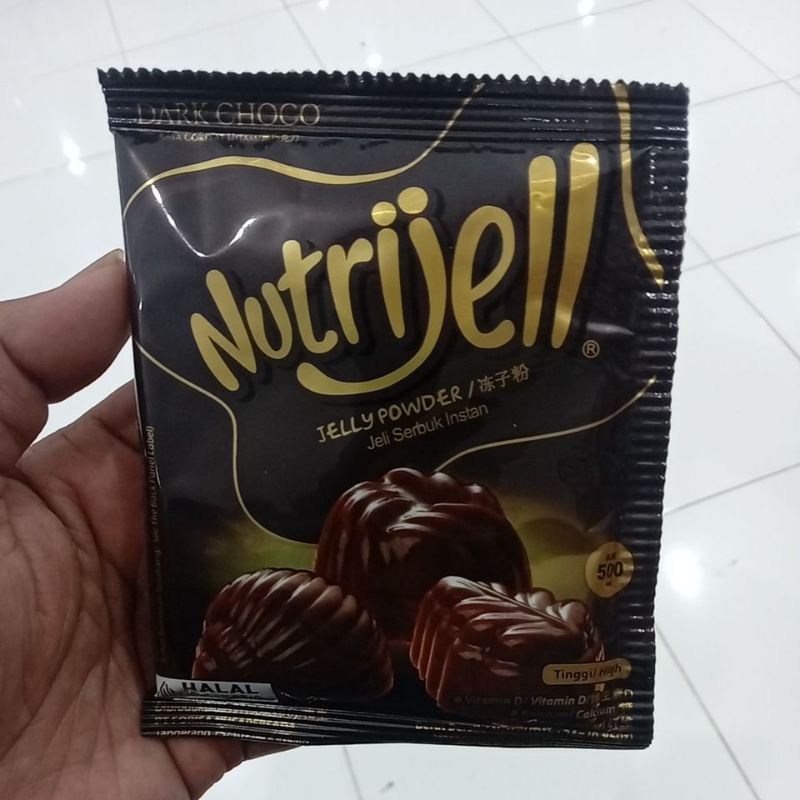 

Nutrijell Jeli Serbuk instan Rasa Cokelat Hitam 24 g