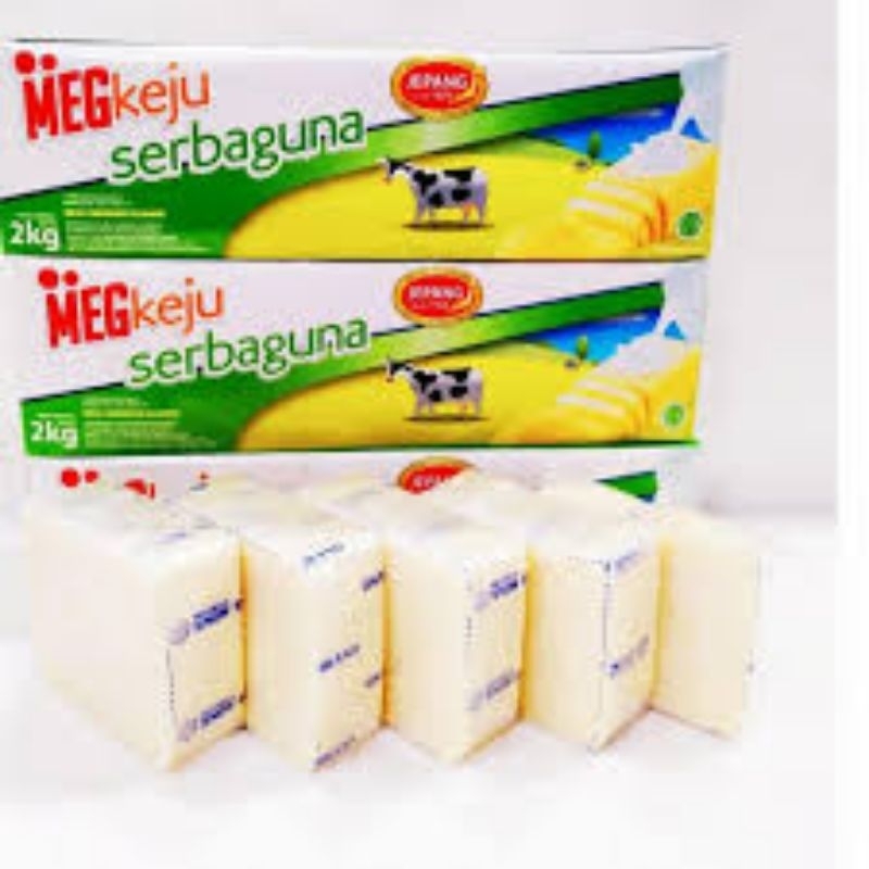 

Keju Meg Serbaguna 2kg/Cocok Untuk Kreasi Ibu Dirumah