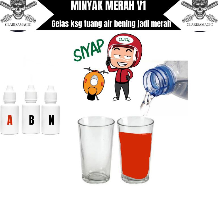 KODE W66T MERAH DELIMA SULAP  MD SULAP  MINYAK MERAH  AIR PUTIH MENJADI MERAH BISA PUTIH LAGI JIKA M