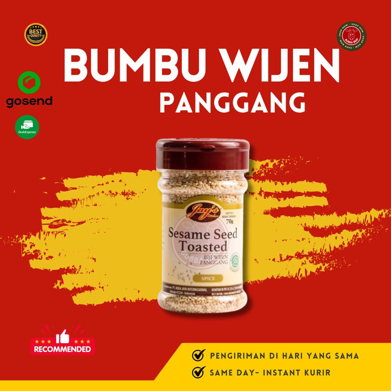 

Biji Wijen Sangrai Jay's Kitchen | Sesame Seed Toasted | Biji Wijen Panggang | Bumbu Kering Jay's Kitchen | Wijen Kering Panggang
