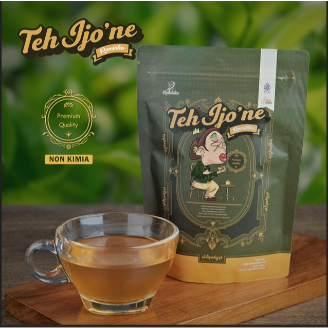 

Teh'e Raminten Green Tea Original Premium Tea Original Teh Khas Jogja Hamzah Batik