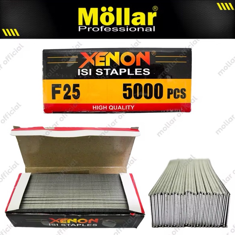 ART C98V XENON Isi Staples Mesin Paku Tembak F25 Lurus Mata Air Nailer Nail Gun Angin Steples F 25 2
