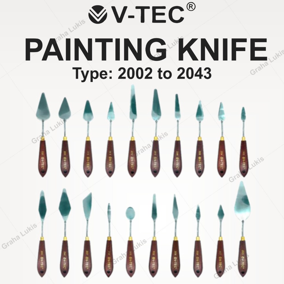 

ART J77X VTec Paint Knife Pisau Palet Painting Knife Pisau Lukis